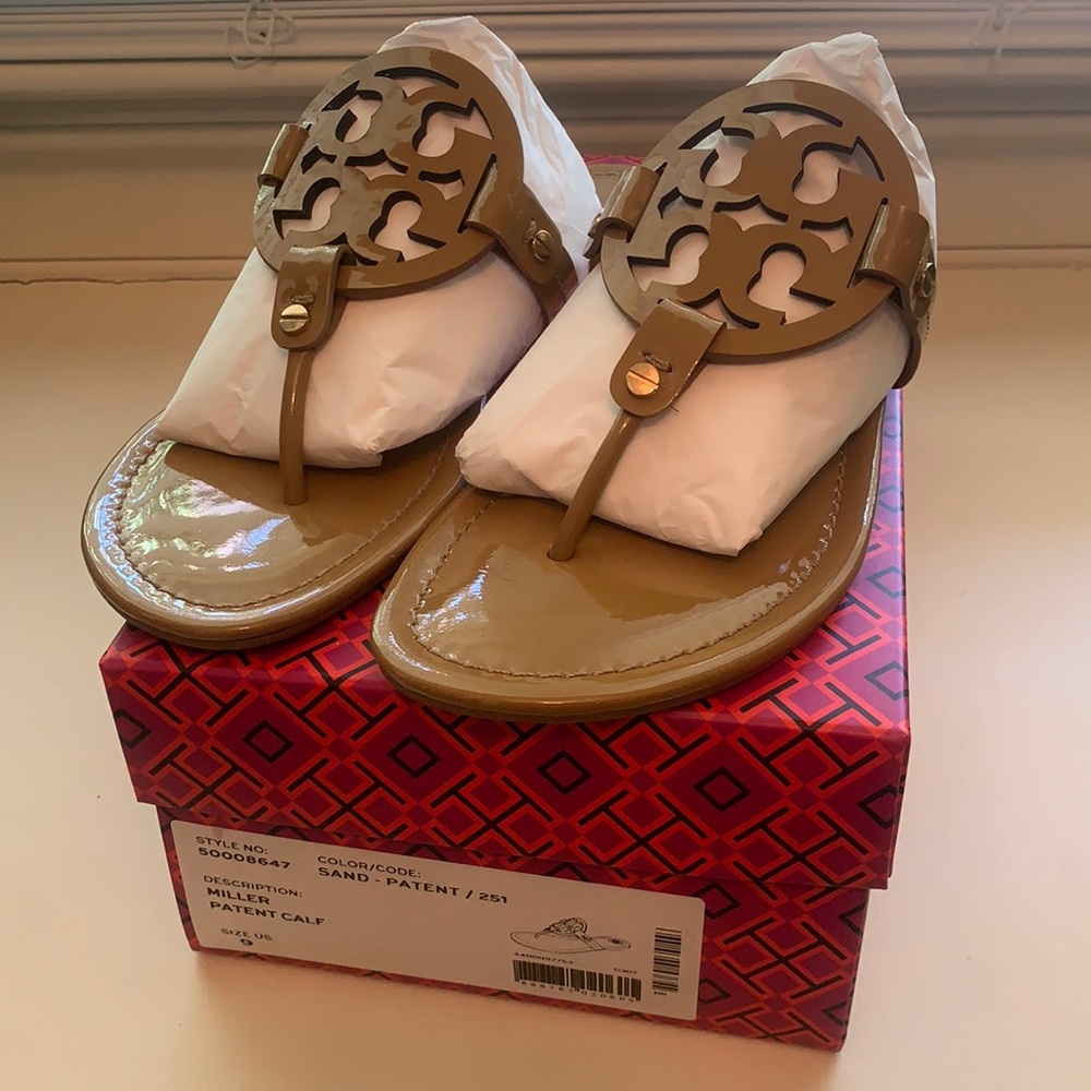 Tory Burch Miller Patent Sandals